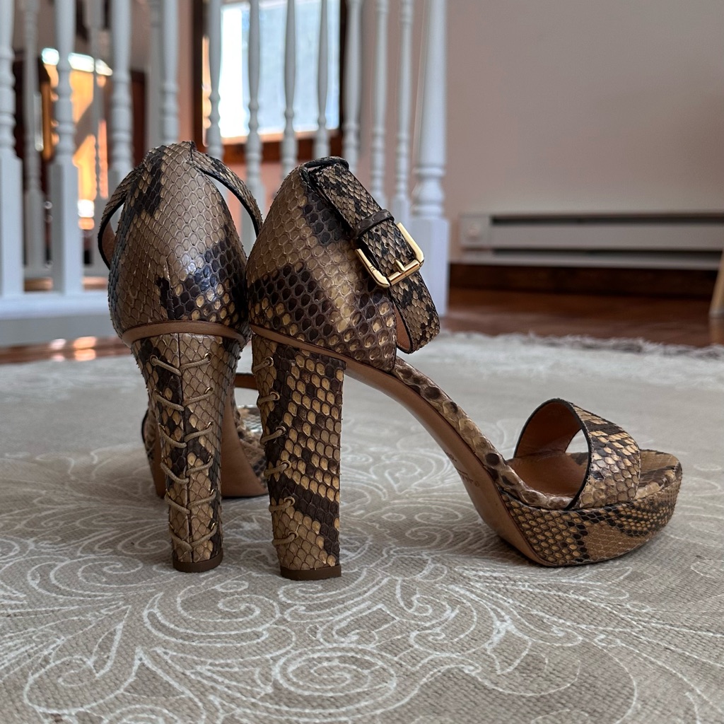 Sexy Python Platform Heels